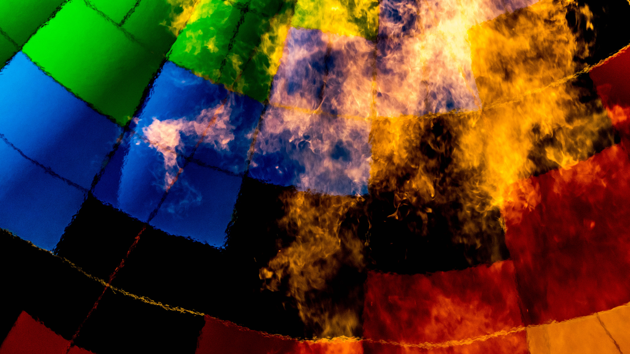 Hot Air Balloon Fire